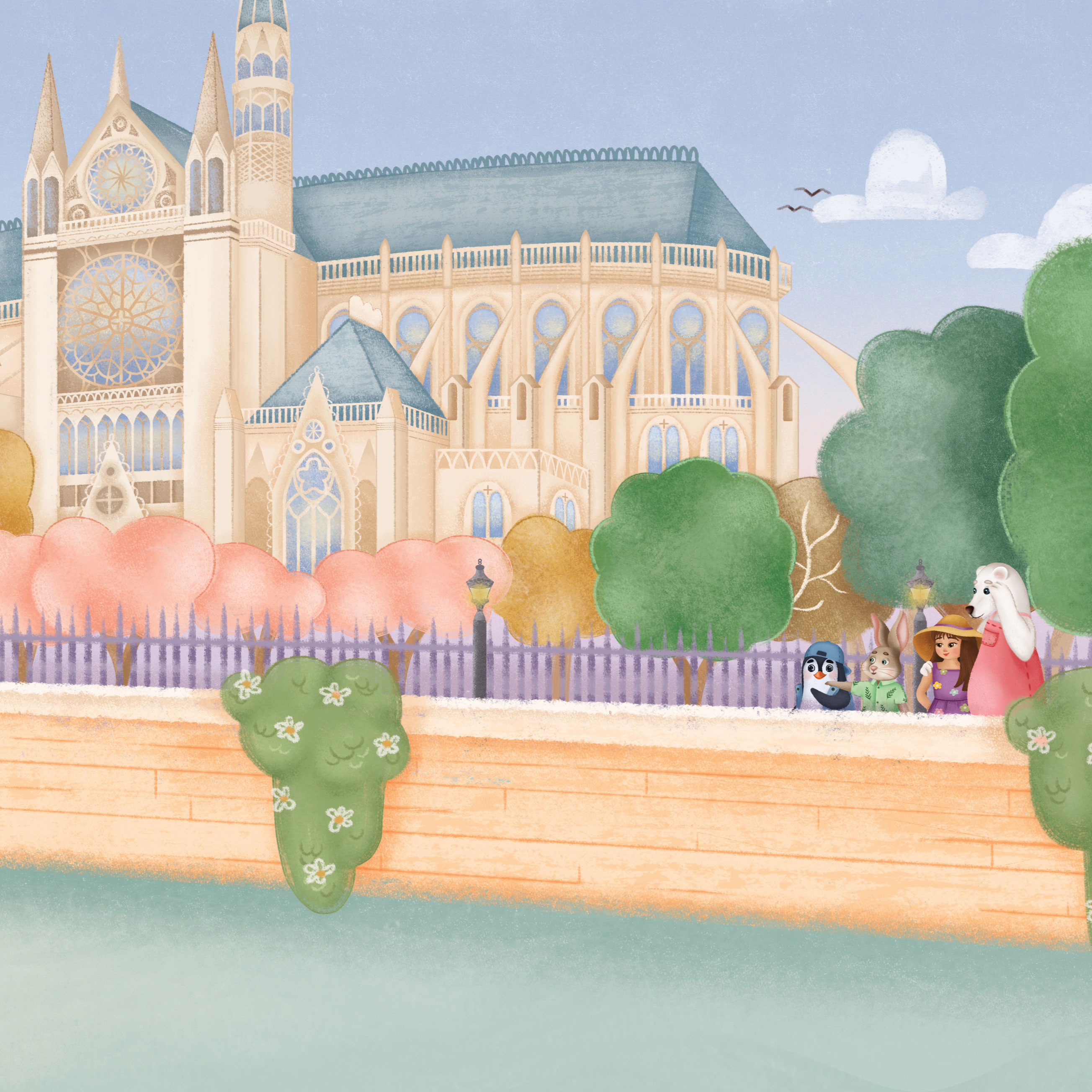 Εικονογράφηση παιδικού βιβλίου: Ταξιδεύοντας με τη Σουρίκο 12