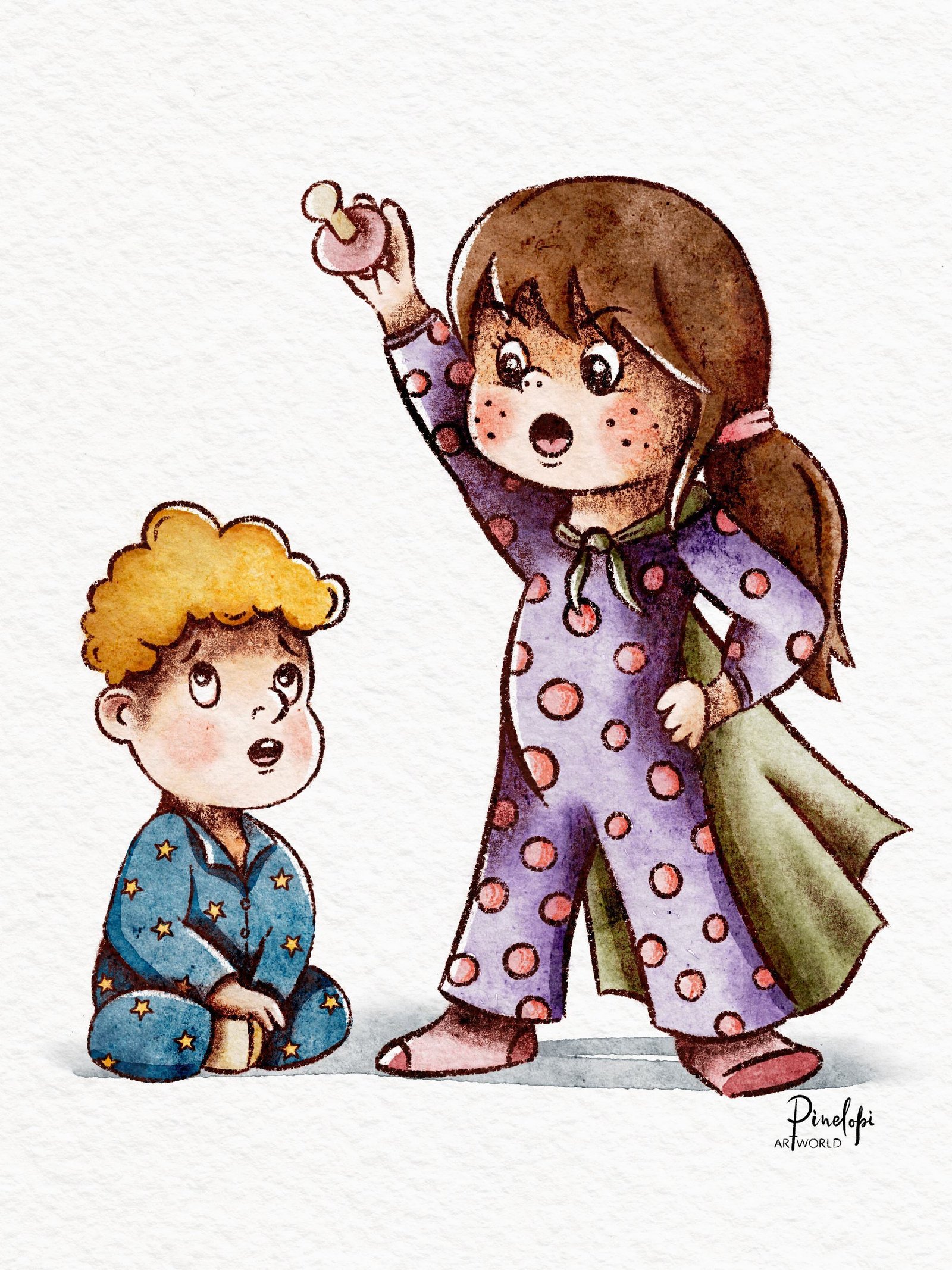 δείγμα χαρακτήρων για παδικό βιβλίο